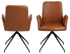 Draaistoel Robert - Cognac/zwart 15 Draaistoel Robert - Cognac/zwart -Collectie Slaapkamermeubels 0000082020 2 10ae