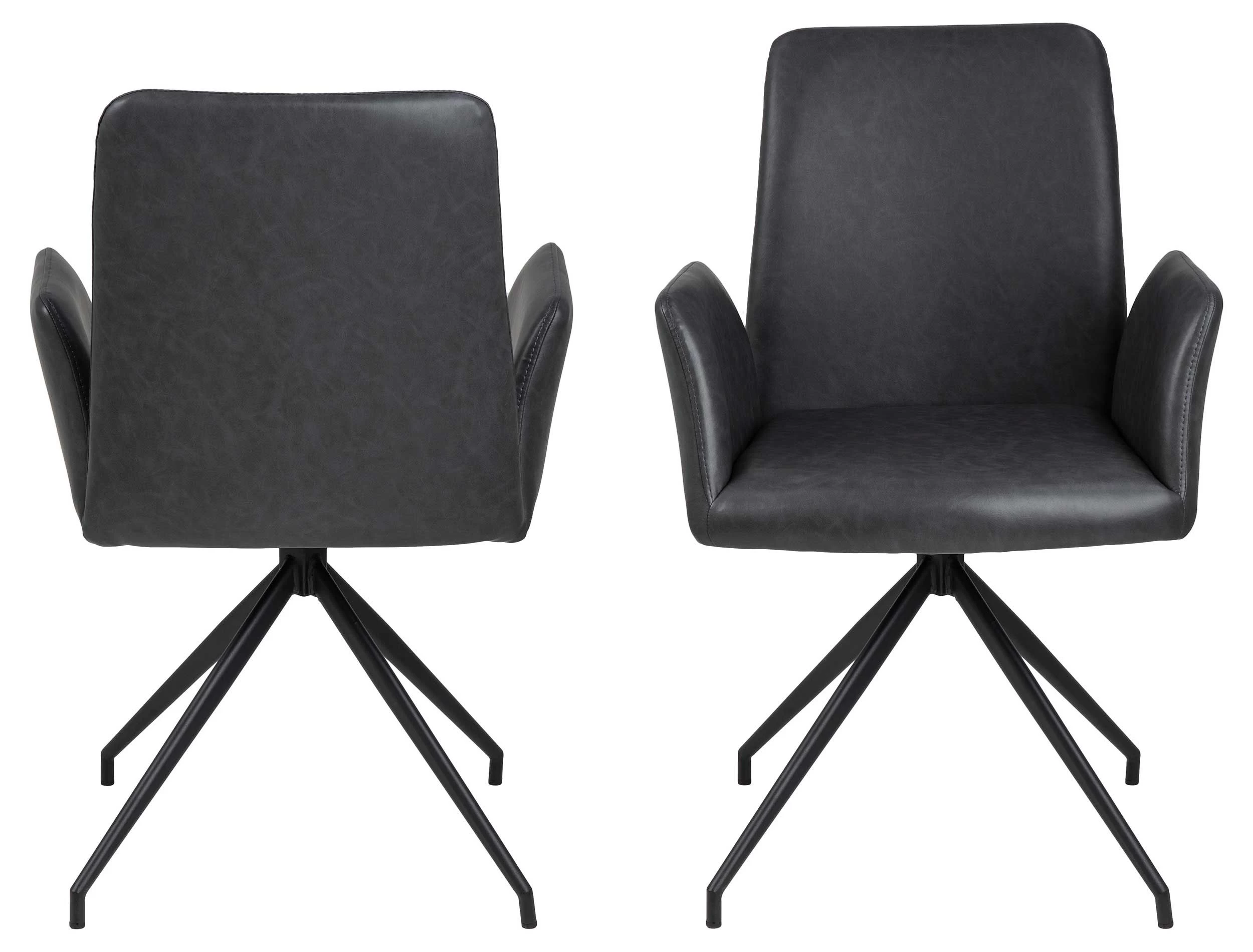 Draaistoel Robert - Zwart 9 Draaistoel Robert - Zwart - Afbeelding 7