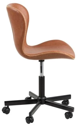 Bureaustoel Tilda - Cognac/zwart -Collectie Slaapkamermeubels 0000082367 3 850d