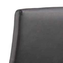 Bureaustoel Chivano Lederlook - Zwart -Collectie Slaapkamermeubels 0000090344 6 d835