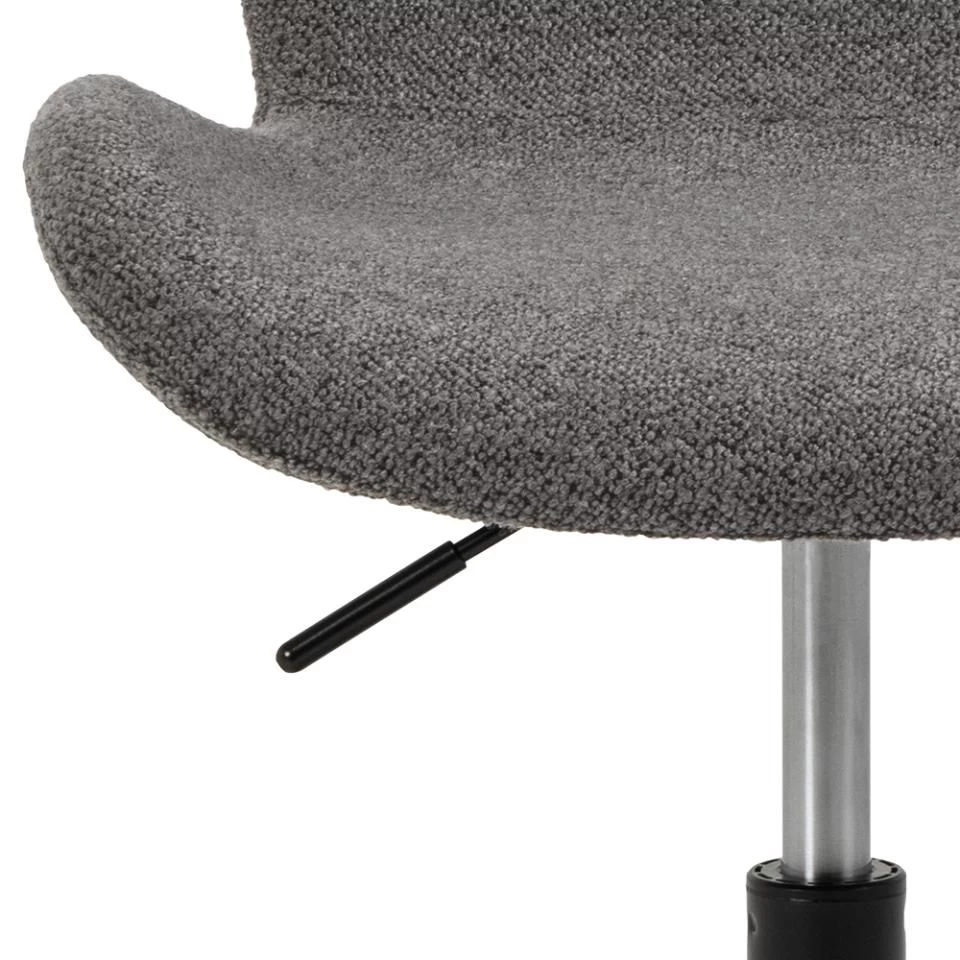 Bureaustoel Tilda Verstelbaar - Donkergrijs 8 Bureaustoel Tilda Verstelbaar - Donkergrijs - Afbeelding 6