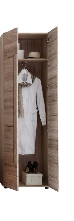 Garderobekast Malea | 60 X 38 X 188 Cm | Licht-eiken Decor 11 Garderobekast Malea | 60 X 38 X 188 Cm | Licht-eiken Decor -Collectie Slaapkamermeubels 00029584 f85b