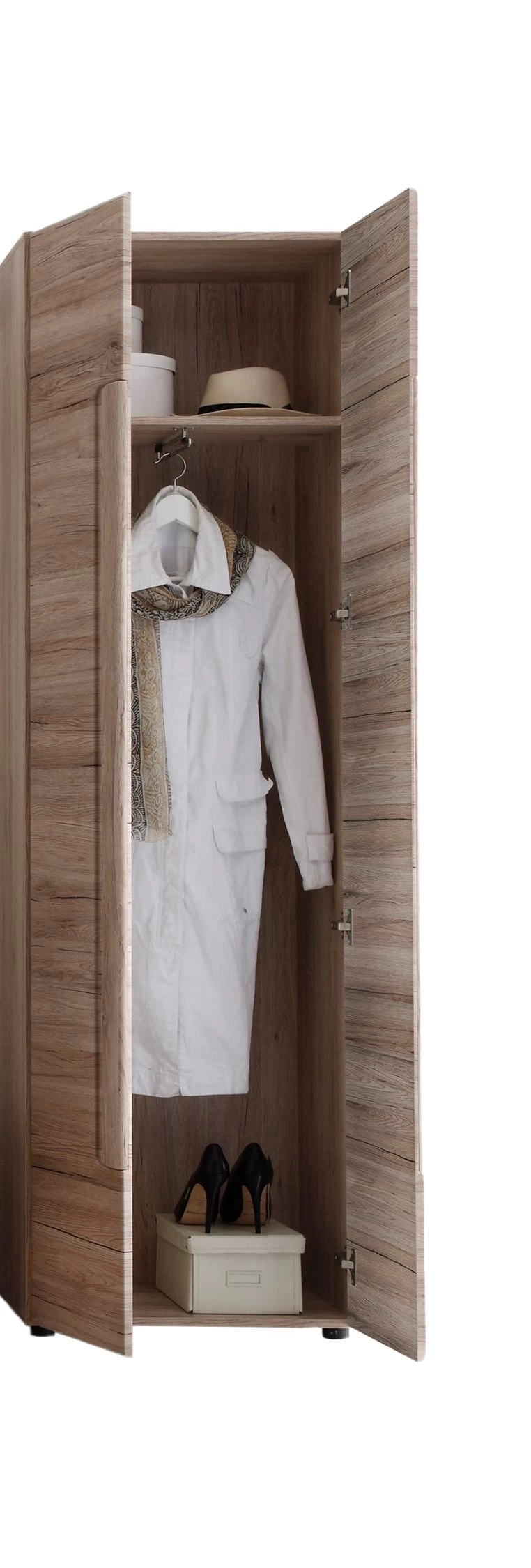 Garderobekast Malea | 60 X 38 X 188 Cm | Licht-eiken Decor 7 Garderobekast Malea | 60 X 38 X 188 Cm | Licht-eiken Decor - Afbeelding 5