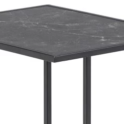 Bijzettafel Infinity 43x35 Cm - Zwart Marmer -Collectie Slaapkamermeubels 022376BA 96BF 40D2 B68C 7F03AEF8041F 92a8