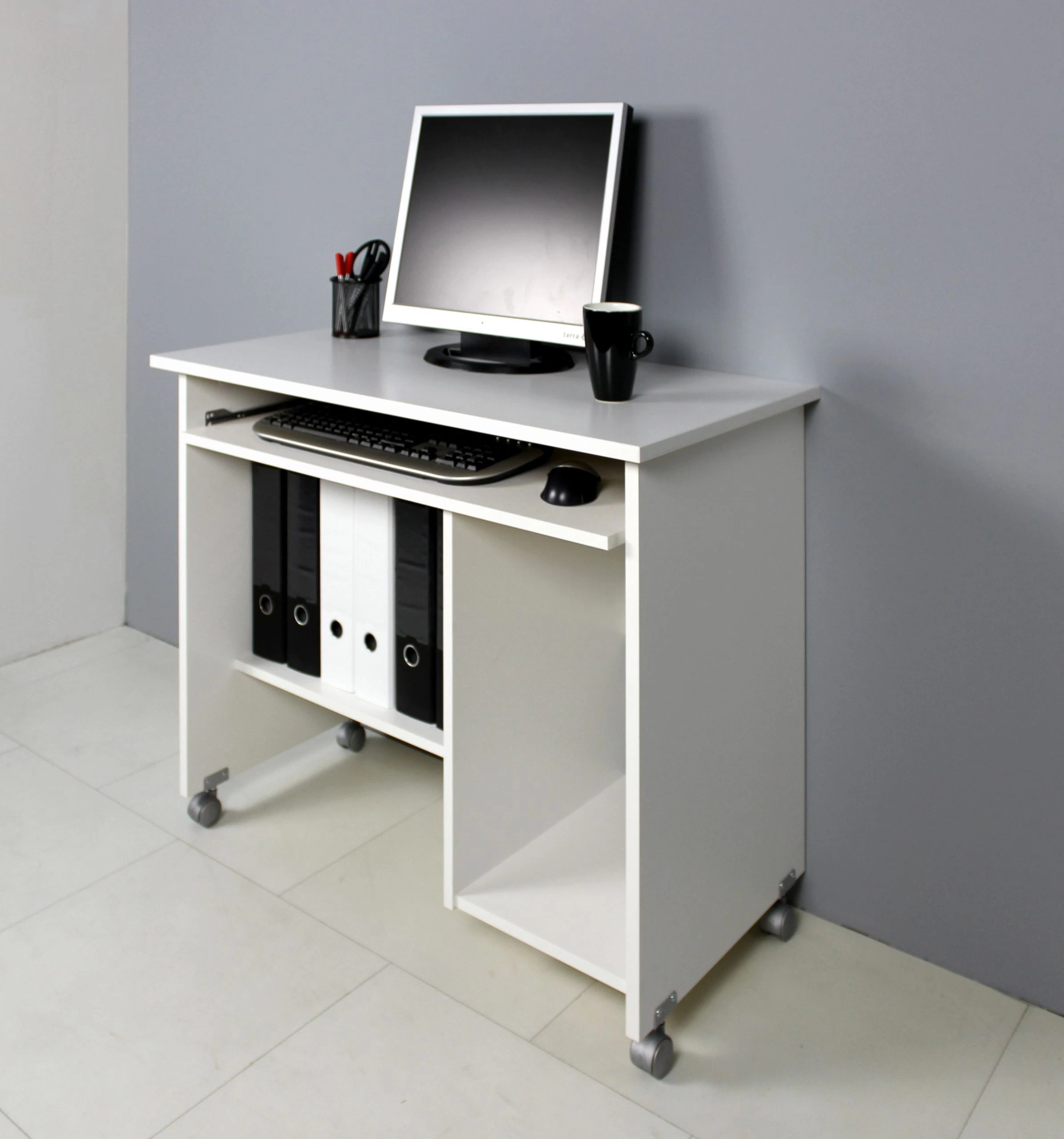 Bureau Norbert 90cm - Wit 6 Bureau Norbert 90cm - Wit - Afbeelding 4