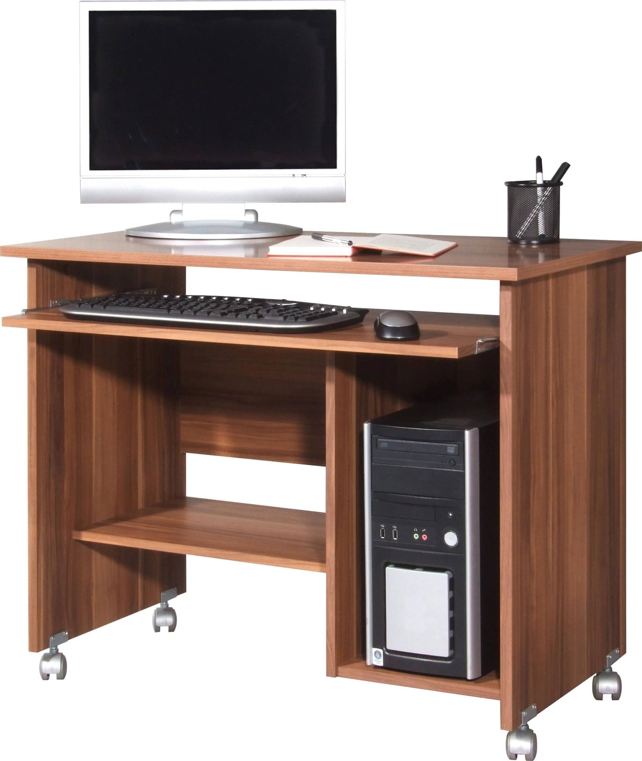 Bureau Norbert 90cm - Walnoot 13 Bureau Norbert 90cm - Walnoot - Afbeelding 11