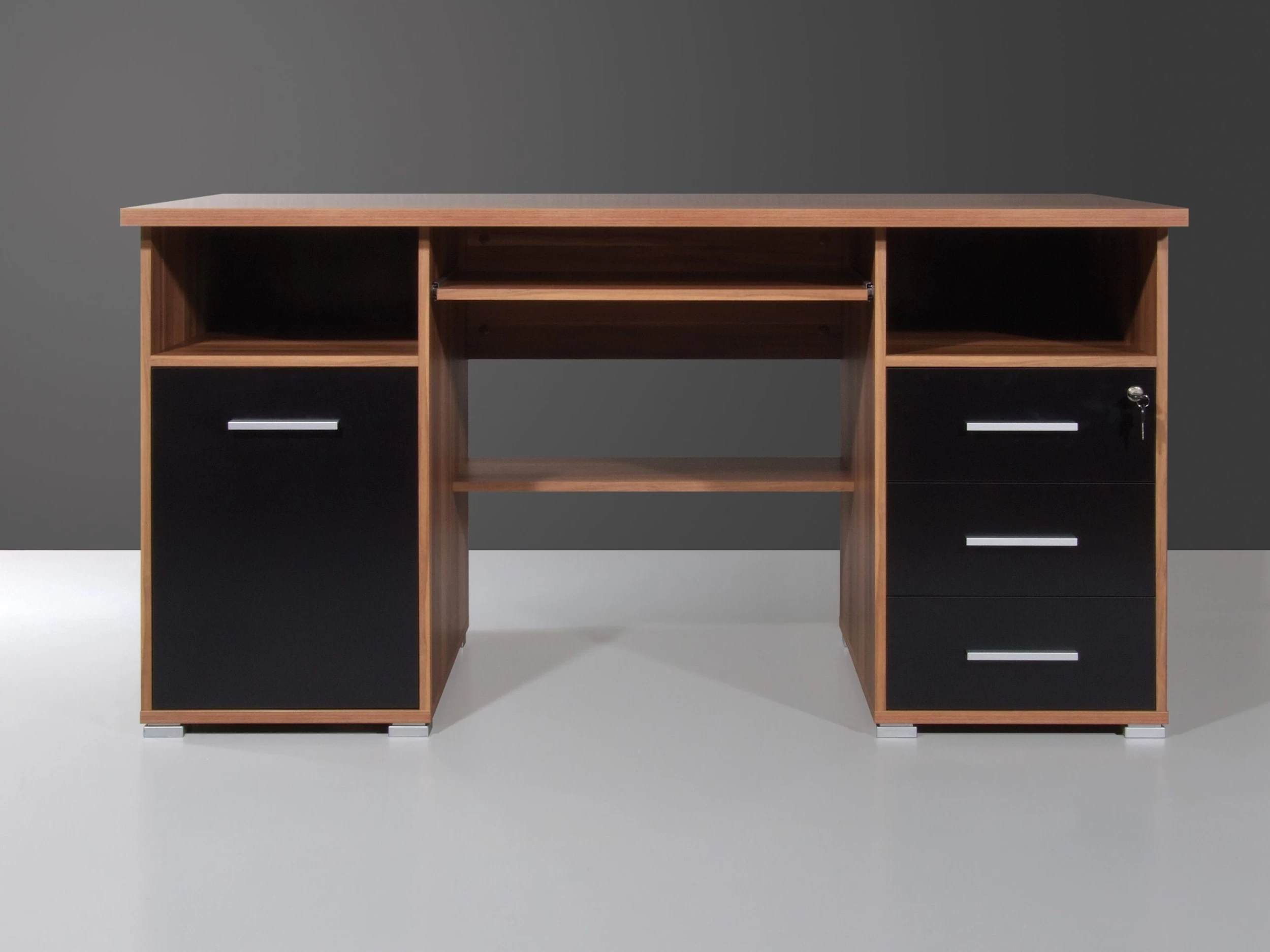 Bureau Beagle 145cm - Walnoot 10 Bureau Beagle 145cm - Walnoot - Afbeelding 8