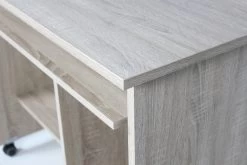 Bureau Benji Met Wieltjes 90cm - Eik -Collectie Slaapkamermeubels 0486 156 det kante a 73d6