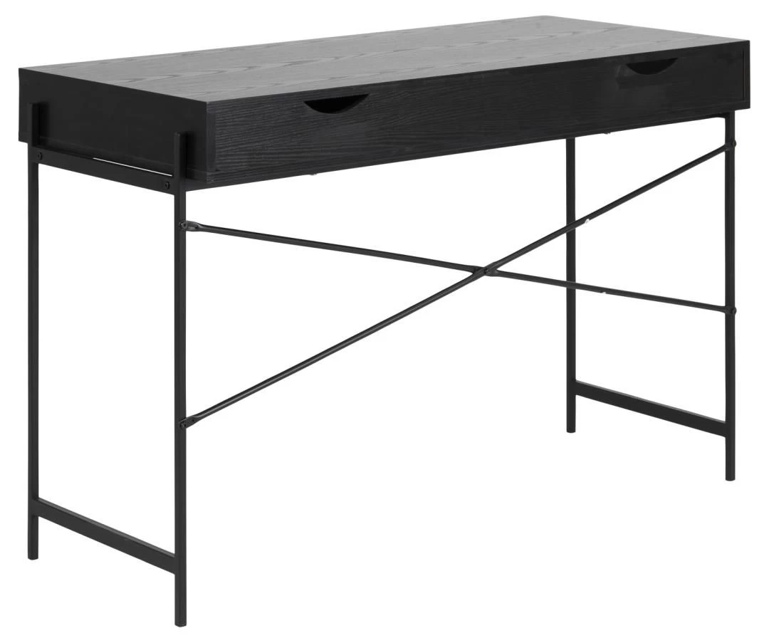 Bureau Angèle 110cm 1 Deur - Mat Zwart 8 Bureau Angèle 110cm 1 Deur - Mat Zwart - Afbeelding 6
