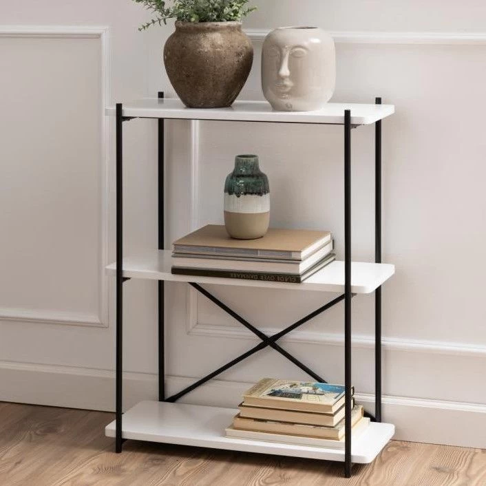 Boekenrek Pascal 60x75cm - Wit 3 Boekenrek Pascal 60x75cm - Wit