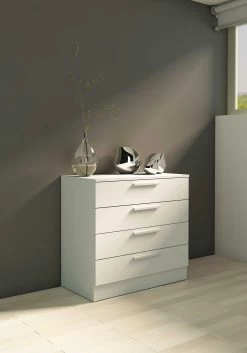 Commode Ramos 4 Laden - Wit 13 Commode Ramos 4 Laden - Wit -Collectie Slaapkamermeubels 1010BLANCO 001 a76a