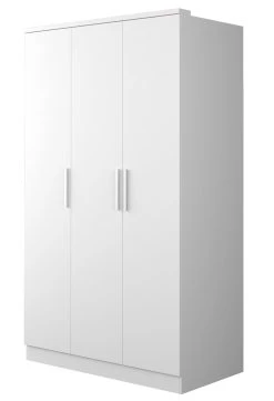 Kledingkast Ramos 120cm Met 3 Deuren - Wit