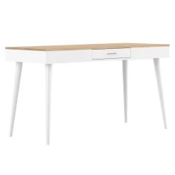 Bureau Horizon 134cm - Eik/wit -Collectie Slaapkamermeubels 1150X0321A41 Horizon Desk natural oak and white 2 4449