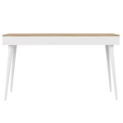 Bureau Horizon 134cm - Eik/wit -Collectie Slaapkamermeubels 1150X0321A41 Horizon Desk natural oak and white 4 20ef