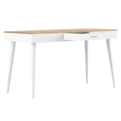 Bureau Horizon 134cm - Eik/wit -Collectie Slaapkamermeubels 1150X0321A41 Horizon Desk natural oak and white 6 4e01