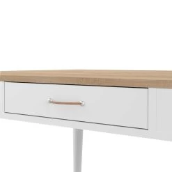 Bureau Horizon 134cm - Eik/wit -Collectie Slaapkamermeubels 1150X0321A41 Horizon Desk natural oak and white 8 ef54