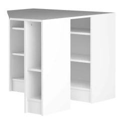 Hoekbureau Plan - Wit -Collectie Slaapkamermeubels 1212A2100X00 Plan desk white 4 33b0