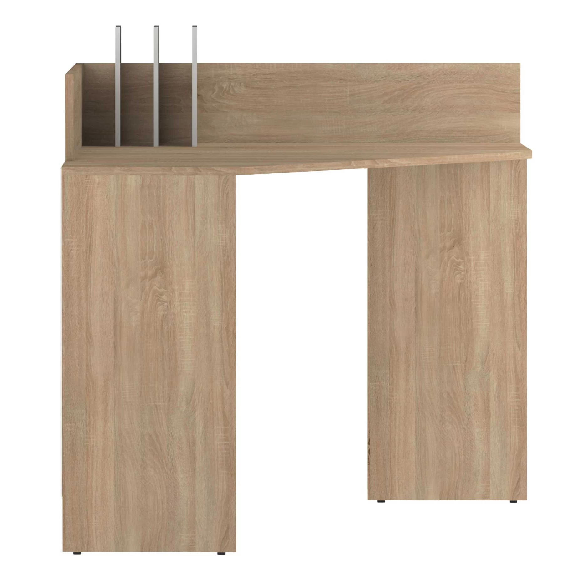 Hoekbureau Wall - Eik/wit 9 Hoekbureau Wall - Eik/wit - Afbeelding 7