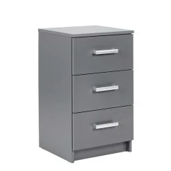 Ladekast Eden 3 Lades - Grafiet Grijs -Collectie Slaapkamermeubels 13087110 04 6398