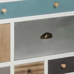 Commode Tiara 70cm, 13 Lades - Wit/multicolor -Collectie Slaapkamermeubels 178F2F0F CEF9 45E2 B607 D520B16E6C17 f804