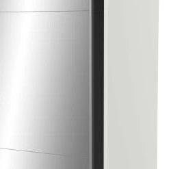 Garderobekast Spectre 116cm Met Schuifdeuren En Spiegel - Mat Wit -Collectie Slaapkamermeubels 190008 m1 3d51