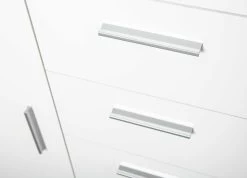 Commode Krups 94cm Met 1 Deur & 4 Lades - Wit -Collectie Slaapkamermeubels 19606020 15 e04b