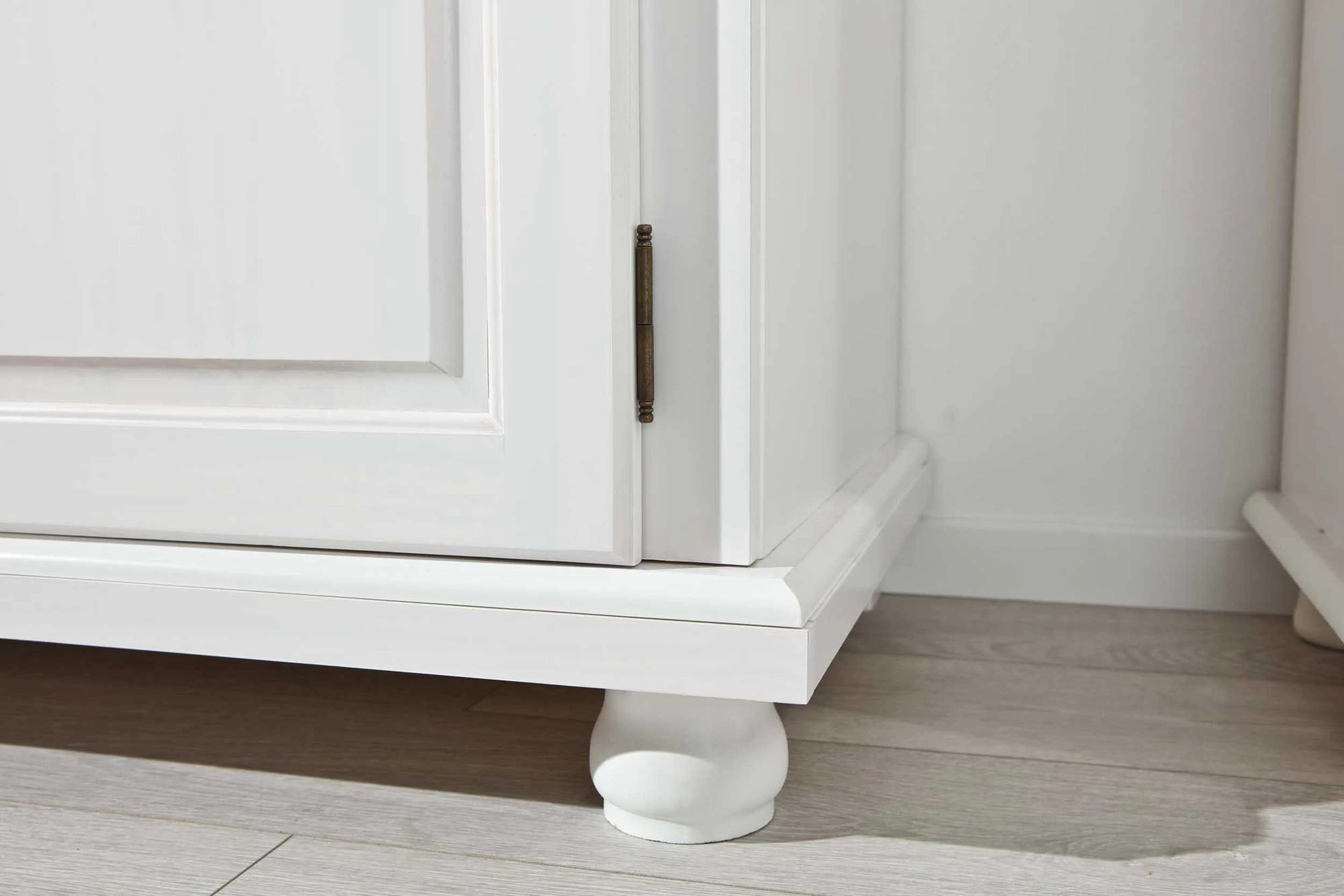 Kledingkast Bastian 104cm Met 2 Deuren - Wit 8 Kledingkast Bastian 104cm Met 2 Deuren - Wit - Afbeelding 6