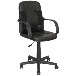 Bureaustoel Karl-matzwart PU En Polyester -Collectie Slaapkamermeubels 20900240 66 f9dd