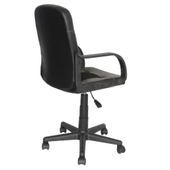 Bureaustoel Karl-matzwart PU En Polyester -Collectie Slaapkamermeubels 20900240 69 0bce