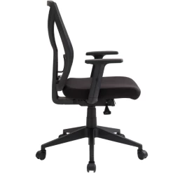 Bureaustoel Maréna-matzwarte Mesh Jacquard Stof -Collectie Slaapkamermeubels 20900240 2023 05 08T092252.544 b293