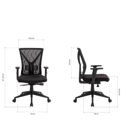 Bureaustoel Maréna-matzwarte Mesh Jacquard Stof -Collectie Slaapkamermeubels 20900240 2023 05 08T092544.293 2c4c