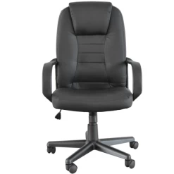 Bureaustoel Manny-matzwart PU -Collectie Slaapkamermeubels 20900240 2023 05 08T095101.101 283a