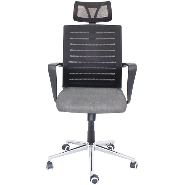 Bureaustoel Moos-matzwarte Mesh Stof/donkergrijze Stof 13 Bureaustoel Moos-matzwarte Mesh Stof/donkergrijze Stof - Afbeelding 11