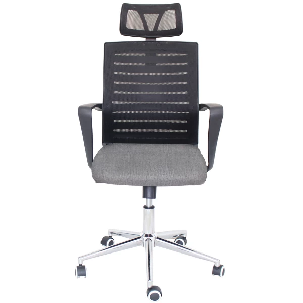 Bureaustoel Moos-matzwarte Mesh Stof/donkergrijze Stof 12 Bureaustoel Moos-matzwarte Mesh Stof/donkergrijze Stof - Afbeelding 10