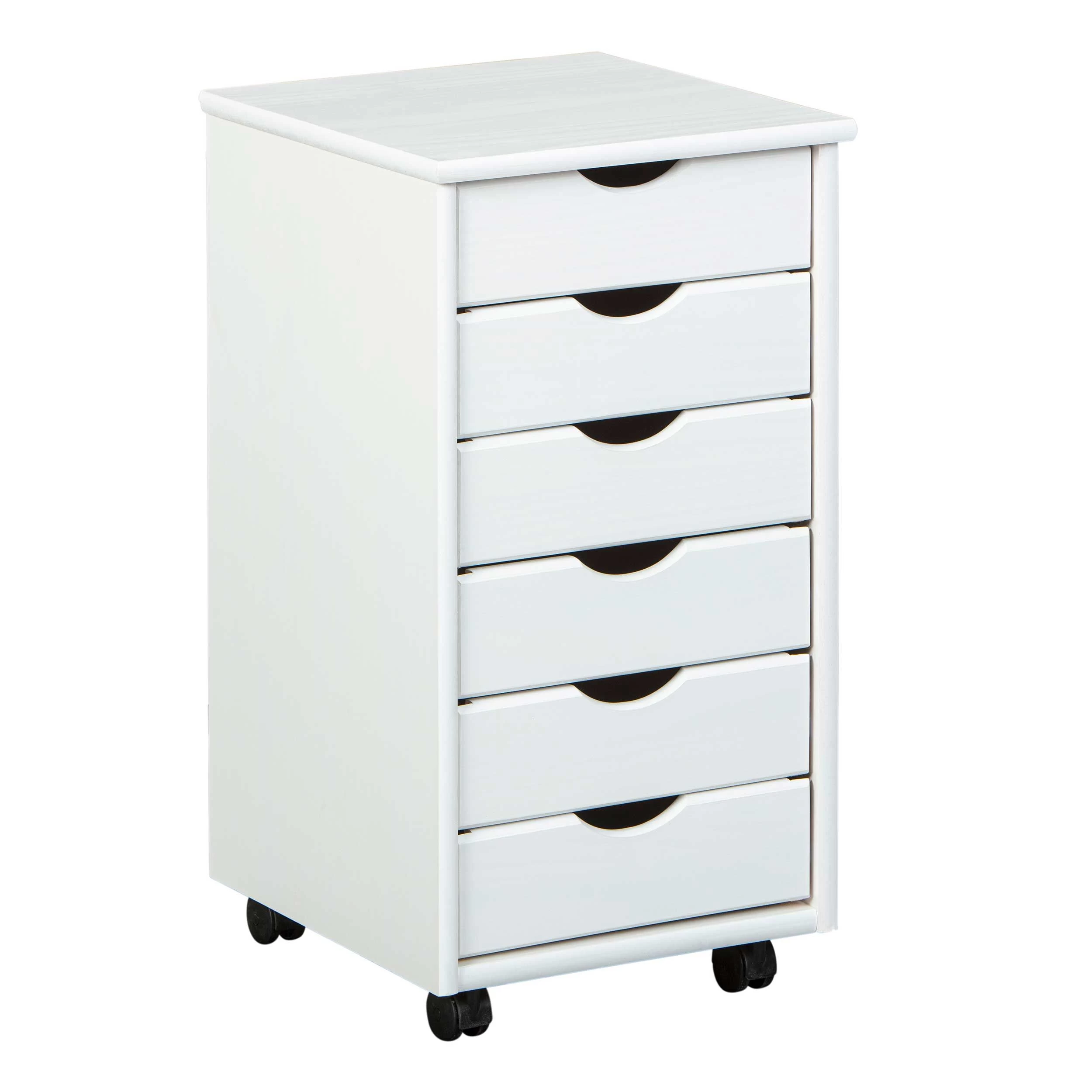 Ladeblok Lena Met Wieltjes - Wit 16 Ladeblok Lena Met Wieltjes - Wit - Afbeelding 14