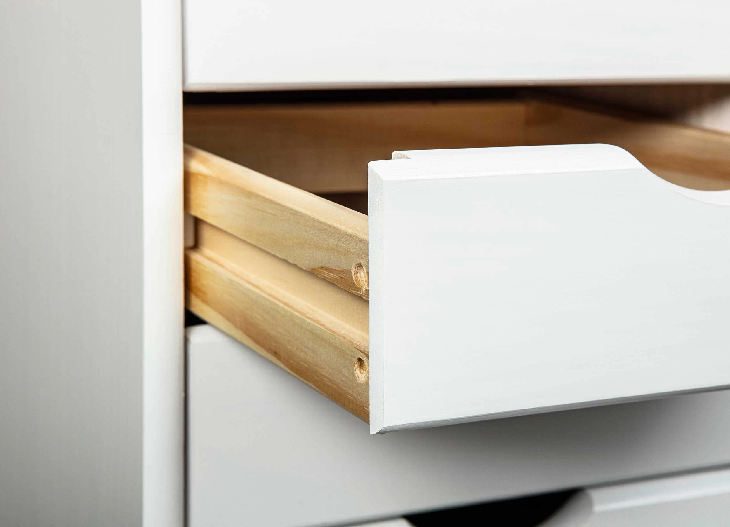 Ladeblok Lena Met Wieltjes - Wit 9 Ladeblok Lena Met Wieltjes - Wit - Afbeelding 7