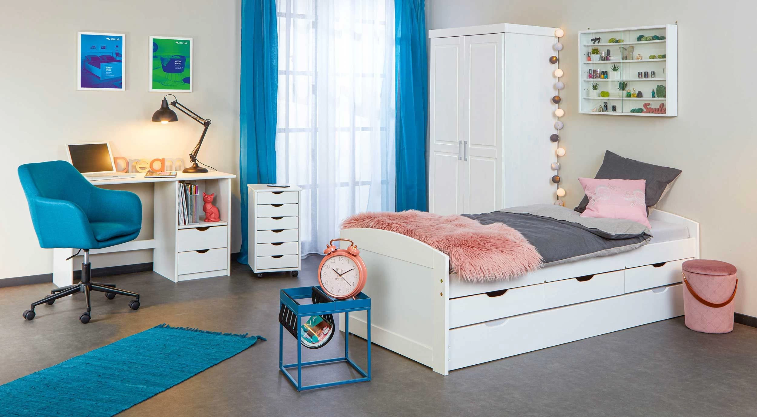 Ladeblok Lena Met Wieltjes - Wit 8 Ladeblok Lena Met Wieltjes - Wit - Afbeelding 6