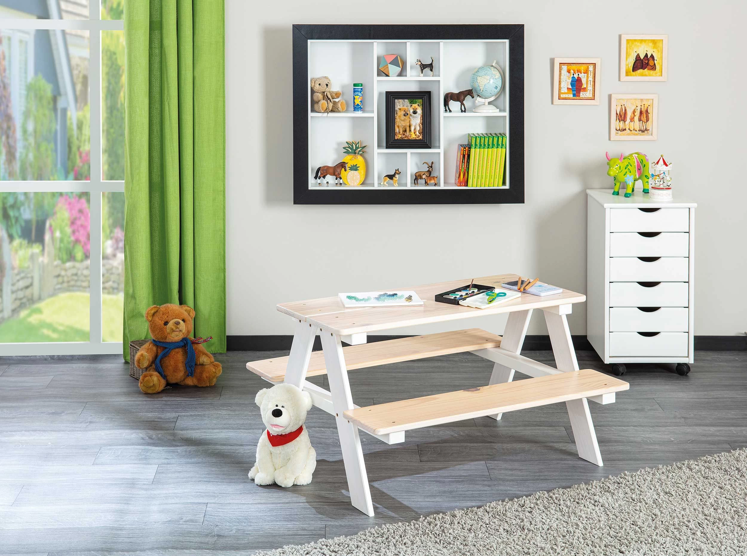 Ladeblok Lena Met Wieltjes - Wit 7 Ladeblok Lena Met Wieltjes - Wit - Afbeelding 5