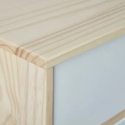 Commode Eidur 80cm 2 Deuren & 2 Lades - Natuur/wit 20 Commode Eidur 80cm 2 Deuren & 2 Lades - Natuur/wit -Collectie Slaapkamermeubels 20901110 Gudjam 01 218d