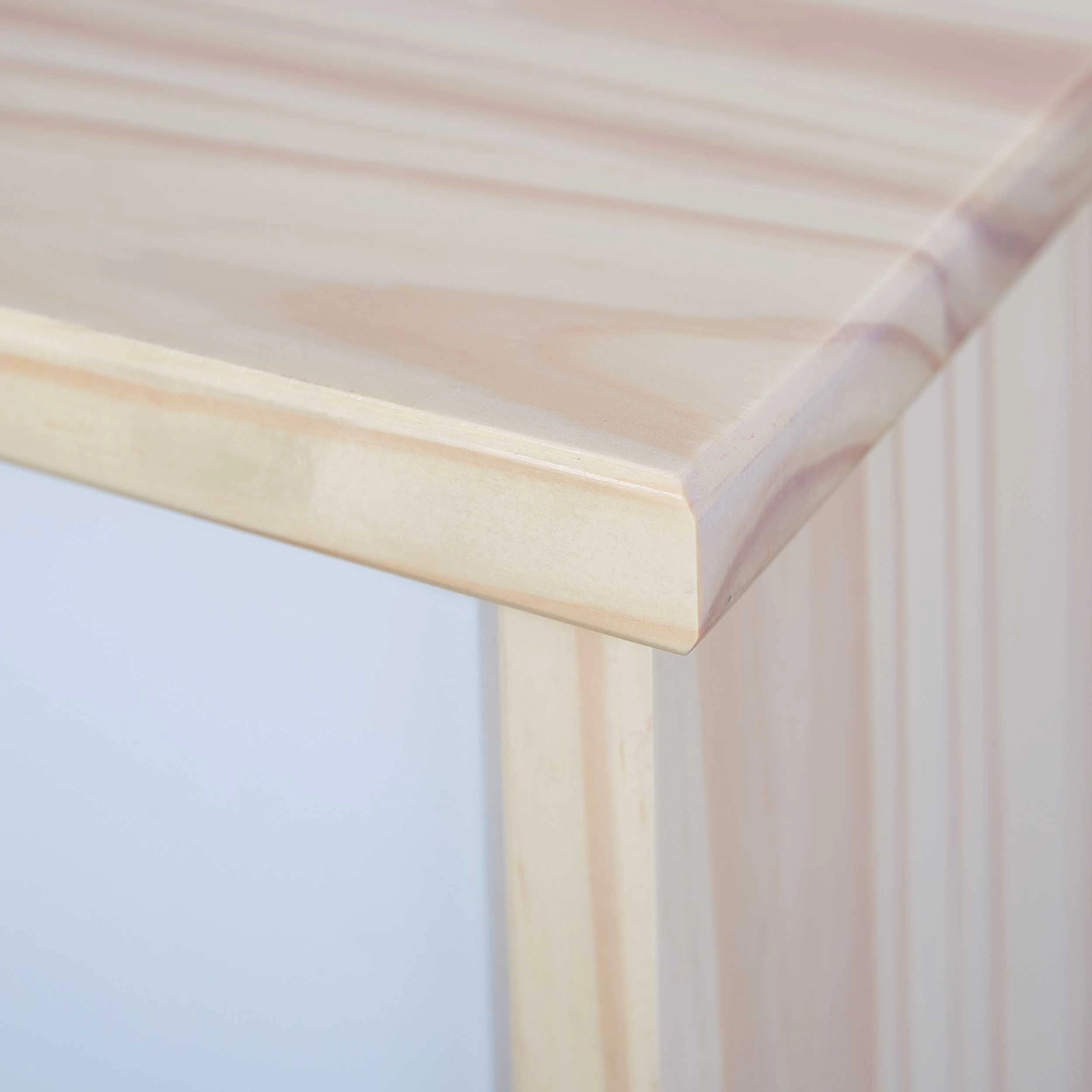 Commode Eidur 80cm 2 Deuren & 2 Lades - Natuur/wit 6 Commode Eidur 80cm 2 Deuren & 2 Lades - Natuur/wit - Afbeelding 4