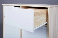 Commode Eidur 80cm 2 Deuren & 2 Lades - Natuur/wit 16 Commode Eidur 80cm 2 Deuren & 2 Lades - Natuur/wit -Collectie Slaapkamermeubels 20901110 Gudjam Kommode 7 15bc