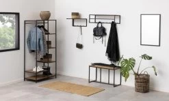 Kapstok Dover 50cm - Zwart/wilde Eik -Collectie Slaapkamermeubels 289F2624 46CC 4636 9EF6 DE9EC69826A1 3 f122