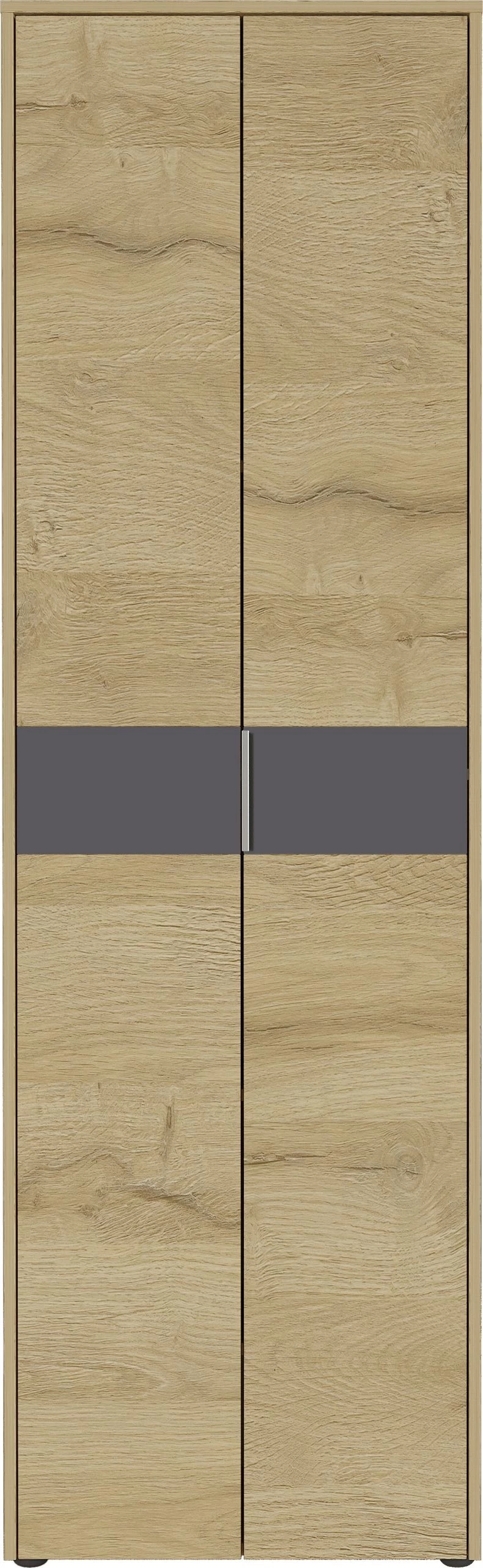 Garderobekast Beck 2 Deuren 60 Cm - Eik/grafiet 8 Garderobekast Beck 2 Deuren 60 Cm - Eik/grafiet - Afbeelding 6