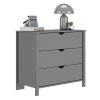Commode Salice 82cm, 3 Lades - Grijs 1 Commode Salice 82cm, 3 Lades - Grijs -Collectie Slaapkamermeubels 2 ANDY CG90 MG90 02 1G90260 04 eea1