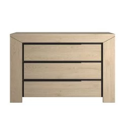 Commode East 3 Lades - Kastanje -Collectie Slaapkamermeubels 2 BRUGGE CH3H MH3H 05 1H3H160 01 5dd7