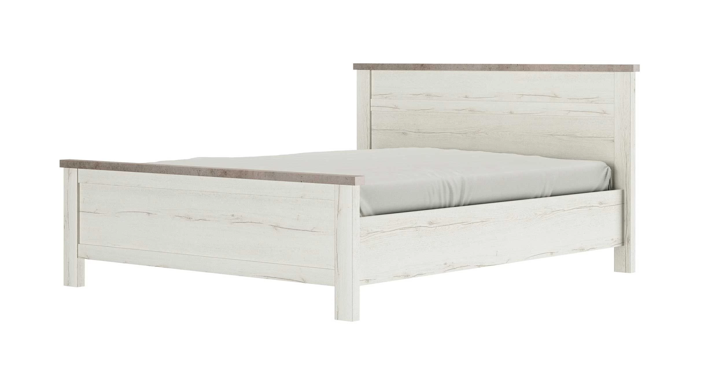 Tweepersoonsbed Mona 160x200 - Gebleekte Helvezia Eik 6 Tweepersoonsbed Mona 160x200 - Gebleekte Helvezia Eik - Afbeelding 4