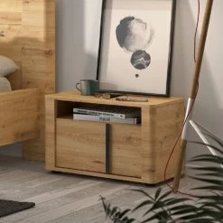 Nachtkastje Attitude 1 Lade - Eik