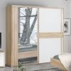 Kledingkast Alto 221cm, 2 Deuren & Spiegel - Sonoma Eik 2 Kledingkast Alto 221cm, 2 Deuren & Spiegel - Sonoma Eik -Collectie Slaapkamermeubels 2 CURTYS CH1Y MH1Y 5 A 03 5253