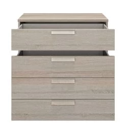 Commode Cody 4 Lades - Lichtgrijze Eik -Collectie Slaapkamermeubels 2 CYRUS CH0H MH0K 1H0H160 05 6d7f