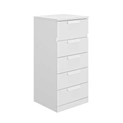 Ladekast Cody 5 Lades - Wit -Collectie Slaapkamermeubels 2 CYRUS CH0H MH0S 1H0H165 01 1396